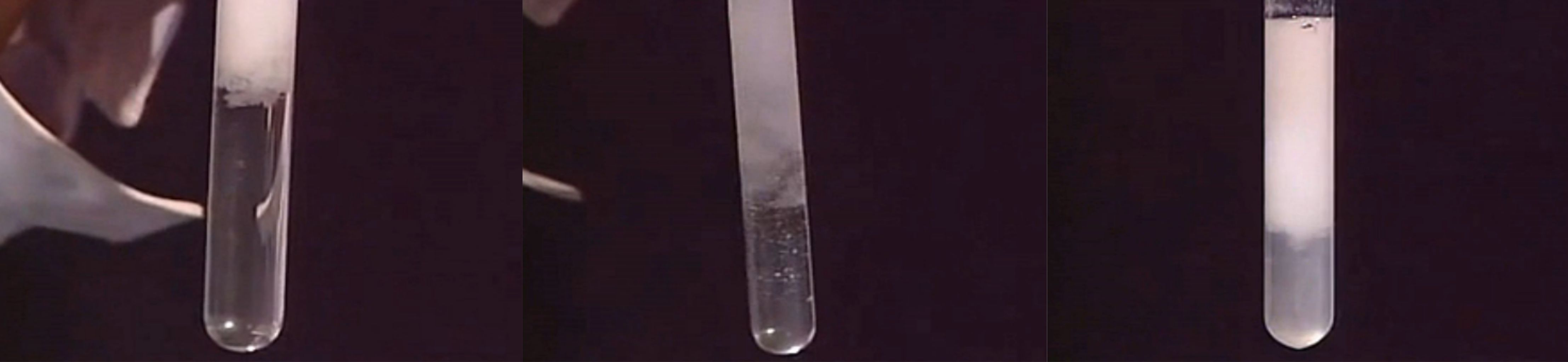 向NaOH溶液里滴加AlCl3溶液至過量,開始無沉淀，過一會兒產(chǎn)生白色沉淀且不溶解